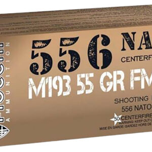 Fiocchi 556M193L   5.56NATO 55gr Full Metal Jacket Boat Tail 50 Per Box/20 Case