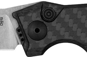 Kershaw 7900CF Launch 7 EDC 3.75" Automatic Clip Point Plain Satin CPM MagnaCut Steel Blade, Black Aluminum/Carbon Fiber Handle