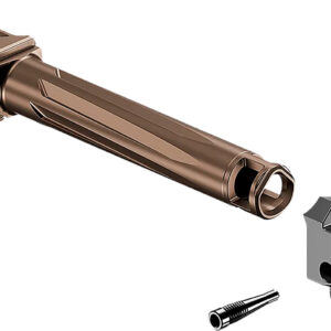 Radian Weapons R0839 Ramjet & Afterburner Combo 9mm Luger Compatible w/Glock 17 Gen5, Bronze Stainless Steel