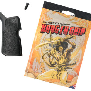 Die Free Co Llc KFGBLK Kung Fu Grip Black Nylon Fits AR15/M4/AR10/SR25