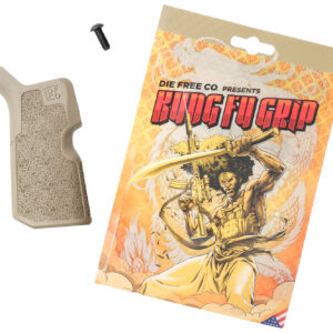 Die Free Co Llc KFGFDE Kung Fu Grip Flat Dark Earth Nylon Fits AR15/M4/AR10/SR25