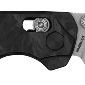 Kershaw 6105CF Bel Air  Folding/Reverse Tanto Plain Blackwash CPM MagnaCut Steel Blade/Bright Nickel Cerakote 6061-T6 Aluminum Handle