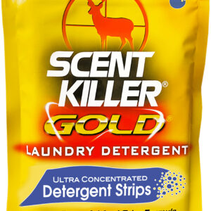 Wildlife Research 1285 Scent Killer Gold Laundry Detergent Strips Odor Eliminator Odorless Scent 60 Pack