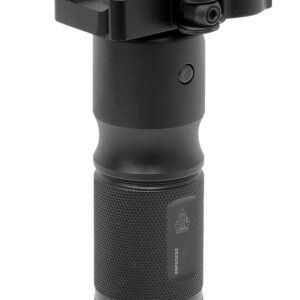 Leapers MNTGRP002SQ QD Foldable Foregrip Matte Black Aluminum