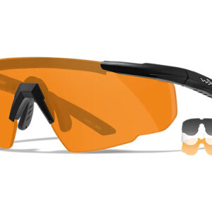Wiley X 308 Saber Advanced Smoke Gray/Clear/Light Rust Lens Polycarbonate Matte Black Frame