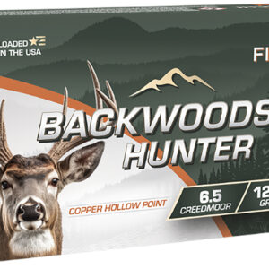 Fiocchi 65CMBHC Backwoods Hunter  6.5Creedmoor 120gr Copper Hollow Point 20 Per Box/10 Case