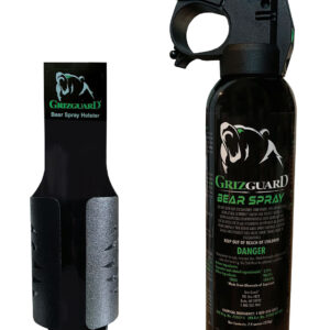 PSP GG1B  Bear Spray Range 30ft 7.90oz Black Spray Includes Holster