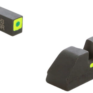 AmeriGlo GL605 CAP Sight Set for Glock Green Tritium LumiGreen Outline Front Sight-LumiGreen Bar Rear Sight