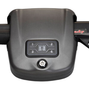 Hornady 98180 Rapid Safe Shotgun Wall Lock RFID Access Code Key Entry Black Steel Holds Shotgun 8.50" L x 9.20" W x 2.70" D