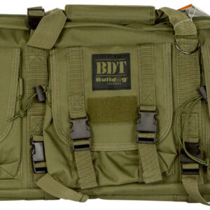 Bulldog BDT3536G BDT Tactical Single 36" Green Nylon, 3 Accessory Pockets, Deluxe Padded Backstraps, Lockable Zippers, Padded Internal Divider
