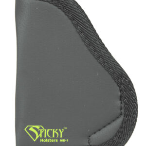 Sticky Holsters MD1 MD-1  Black/Green Latex Free Rubber Fits Small 9mm Ambidextrous