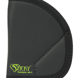 Sticky Holsters MD5 MD-5  Black/Green Latex Free Rubber Fits Ruger LCR/S&W J-Frame Ambidextrous