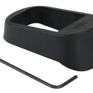 Pachmayr 03850 Mag Sleeve  Compatible w/Glock 17/22/31 Mags To Fit Glock 19/23/32 Models, Black Polymer