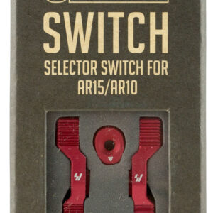 Strike ARSSSRED Strike Switch 60/90 Degree Red Aluminum AR-Platform Ambidextrous