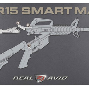 Real Avid AVAR15SM AR-15 Smart Mat Black/Red 43" x 16" AR-15 Diagram Illustration