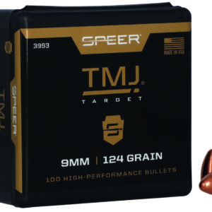 Speer 3993 TMJ 9mm 124gr Total Metal Jacket 100 Per Box/5 Case
