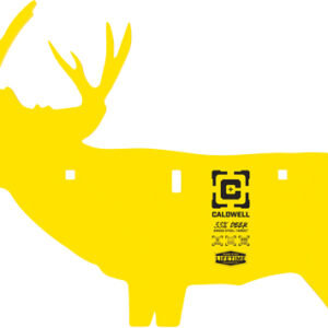 CALDWELL AR500 DEER TARGET - 3/8"  AR500 STEEL YELLOW