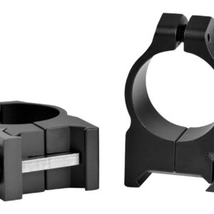 Warne 201LM Vertical Rings Maxima Matte Black 1" Medium Quick Detach 0 MOA