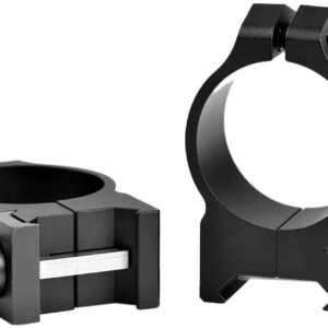 Warne 214LM Vertical Rings Maxima Matte Black 30mm Medium Quick Detach 0 MOA