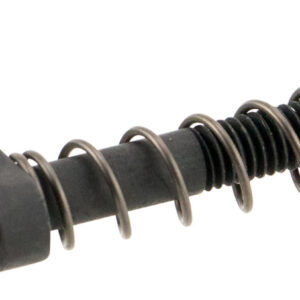 Strike Industries ARSMCRED Magazine Catch made of Black Steel with Red 6061-T6 Aluminum Release Button for AR-Platform