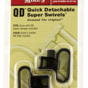 Uncle Mike's 14032 Super Swivel Quick Detach Tri-Lock Blued 1" Loop for Rifles or Shotguns w/QD Bases