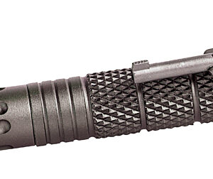 Uzi Accessories UZITACPEN4GM Tactical Pen Gun Metal Aluminum 6" Features Glass Breaker/Cuff Key