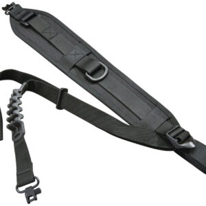 Butler Creek 80095 Quick Carry Rifle/Shotgun Sling Black Neoprene 27"- 36" OAL 1.25" Wide Adjustable Padded Design & QD Swivels