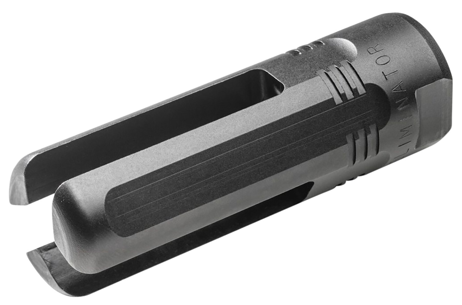 SureFire 3PELIMINATOR7625824 3P Eliminator Flash Hider Black Nitride Stainless Steel with 5/8"-24 tpi Threads & 2.80" OAL for 7.62x51mm NATO AR-10
