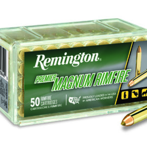 Remington Ammunition 28464 Premier Magnum Rimfire 17HMR 17gr AccuTip V 50 Per Box/40 Case