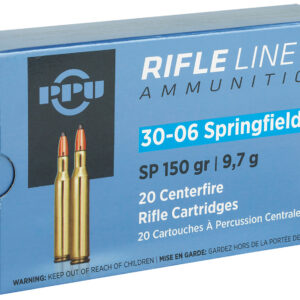 PPU PP30061 Standard Rifle 30-06Springfield 150gr Soft Point 20 Per Box/10 Case
