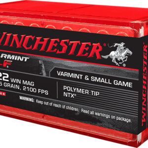 Winchester Ammo X22MHLF Varmint LF 22WMR 25gr Polymer Tip NTX 50 Per Box/40 Case