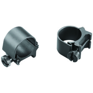 Weaver Mounts 49040 Detachable Top Mount Rings Matte Black 1" Low