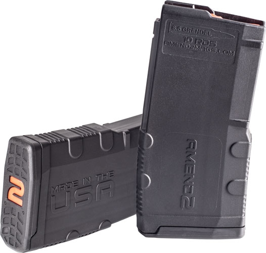 AMEND2 MAGAZINE 6.5 GRENDAL - 10 RD POLYMER BLACK - Image 3