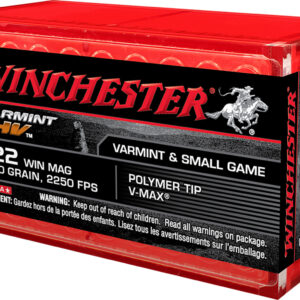 Winchester Ammo S22M2PT Varmint HV 22WMR 30gr Hornady V Max 50 Per Box/20 Case