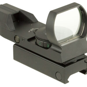 TruGlo TG-8370B Open Dot Sight Black Anodized 1x 34mm 5 MOA Dual (Red/Green) Illuminated Dot Reticle