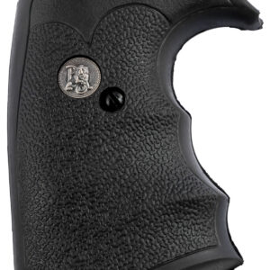 Pachmayr 05134 Decelerator Grip Checkered Black Rubber with Finger Grooves for Ruger Super Blackhawk
