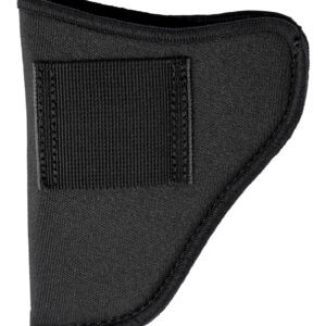 Uncle Mike's 21110 GunMate Hip Holster IWB Size 10 Black Tri-Laminate Belt Clip/Belt Loop Fits Large Frame Pistol Fits 4" Barrel Belt 2" Wide Ambidextrous
