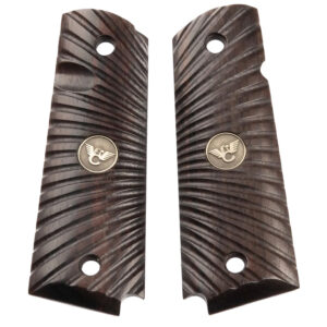 Wilson Combat 351MFS Side Panel Grips Full Size Starburst Cocobolo