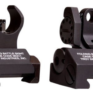 Troy Ind SSIGIARSMBT00 Micro BattleSight Set HK Front & Round Rear Black
