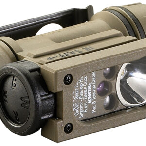 Streamlight 14514 Sidewinder Compact II  Coyote 1.5/1.8/4.5/55 Lumens  White/Red/Blue/Infrared C4 LED