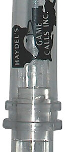 Haydel's Game Calls W81 Wood Duck Squealer Open Call Wood Duck Sounds Attracts Ducks Clear Plastic