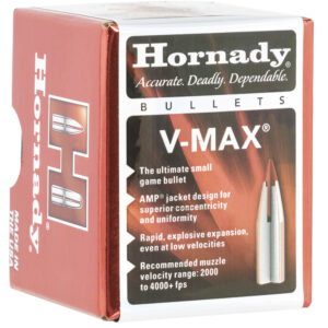 Hornady 21710 V-Max  17 Cal .172 20 gr V Max 100 Per Box/ 40 Case