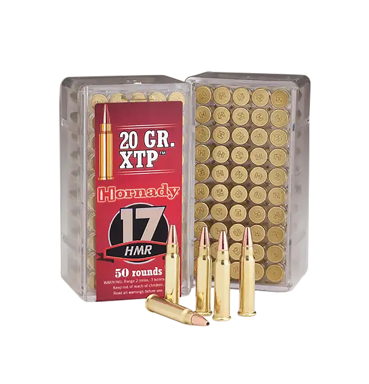 Hornady 83172 Varmint Express 17 HMR 20 gr Hornady XTP Hollow Point 50 Per Box/ 40 Case