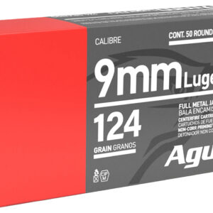 Aguila 1E092110 9mm Luger 124gr Full Metal Jacket 50 Per Box/20 Case