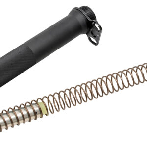 CMMG 55CA65A Receiver Extension Kit  Black Buffer Tube, Carbine Buffer, Ambi Sling Mount End Plate, Fits AR-15 Pistol