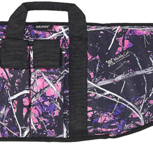 Bulldog MDG1043 Extreme Tactical  43" Muddy Girl Camo Water-Resistant Nylon Camo, Black Trim, Tricot Lining, 4 External Velcro Magazine Pouches