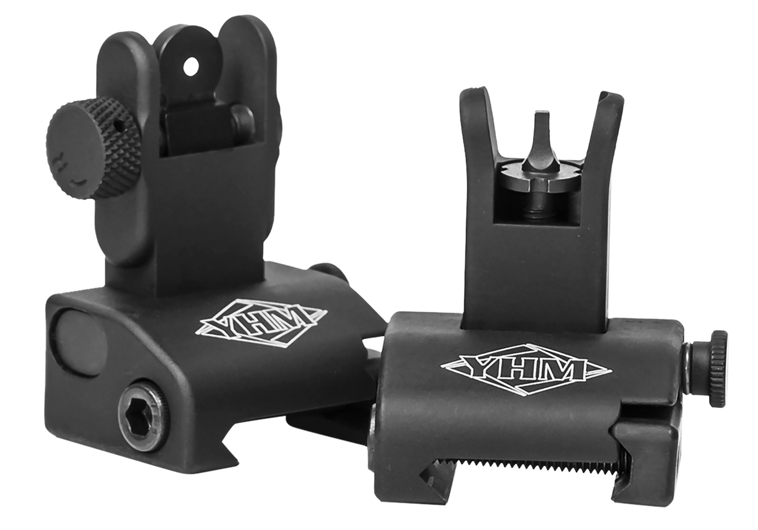 Yankee Hill 5040 Q.D.S. Sight Set Black Hardcoat Anodized AR Platform