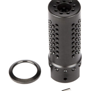 Spikes Tactical SBV1019 Dynacomp Extreme Muzzle Brake Black Nitride 416R Stainless Steel with 5/8"-24 tpi Threads & 2.25" OAL for 308 Win