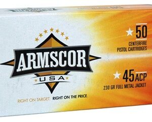 ARMSCOR 45 ACP 230GR FMJ - 50RD 20BX/CS MADE IN USA