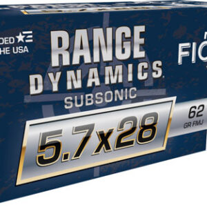 FIOCCHI 5.7X28 62GR SUBSONIC - FMJ 50RD 10BX/CS